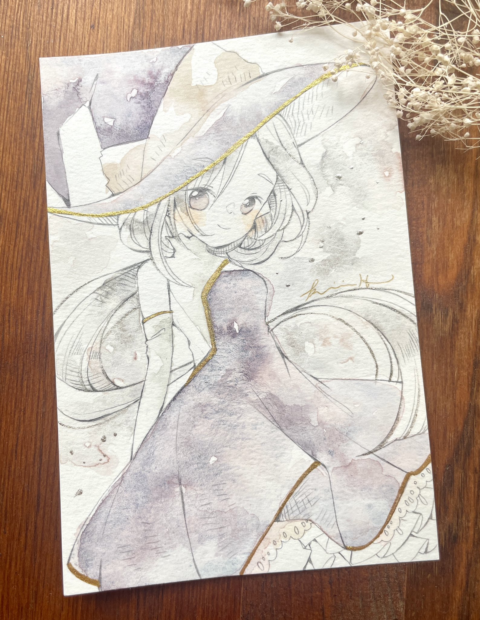 BiSH リンリン ZOOMでお絵かき　色紙 BiSH リンリン ZOOMでお絵かき色紙