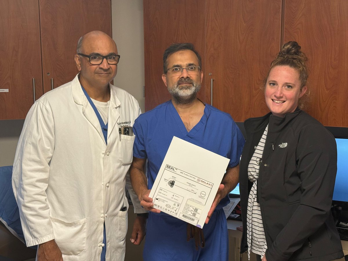 🌍 SEAL IT IDE Trial update 🌍
2 new cases last Friday: a compassionate use at Harvard (Dr. Rose Du, Dr. Sam Zaidat) and case #265 at Rutgers (Dr. Gaurav Gupta, Dr. David Altschul).
#GalaxyTherapeutics #SEALIT #Neurointervention