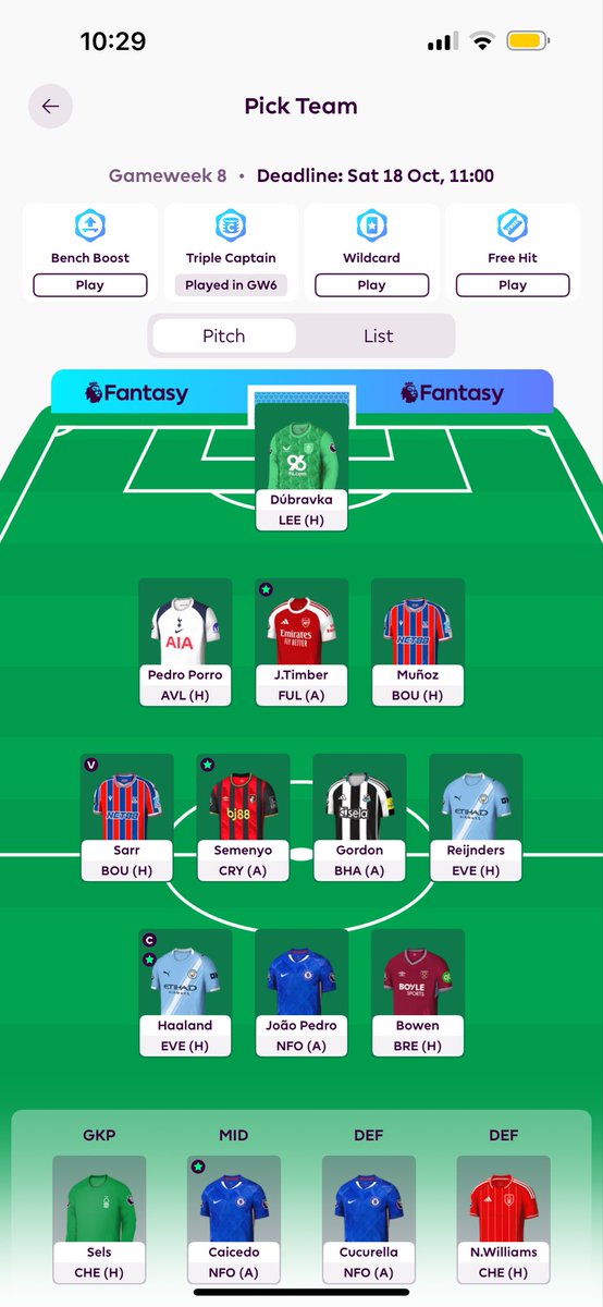 ZidaneFpl's tweet image. GW8 😍

Time to relax over the international break. 🧘‍♂️ 

Thoughts ? 💭 

#FPLCommunity #fpl