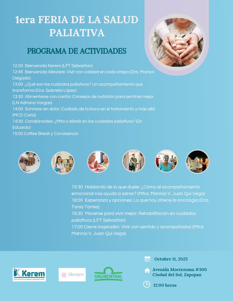 DraMarisol_'s tweet photo. 1era Feria de la Salud Paliativa
#cuidadospaliativos #díamundialcuidadospaliativos2025 #accesouniversalcuidadospaliativos #palliativecare https://t.co/eNDz2tJBR8