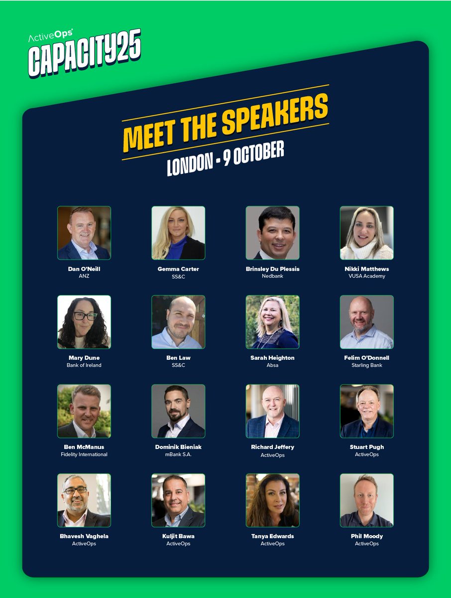 #Capacity25 London is this week! We can't wait to gather customers and partners in the room to discuss how we are helping service ops to transform with confidence. 

It's not too late for you to register and see how the future of ops is shaping up! bit.ly/4o5sEOv