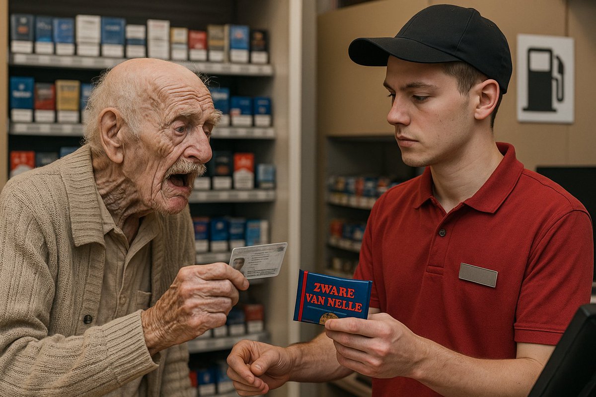 Hoi <a href="/grok/">Grok</a>, waarom zou de branche roomser dan de paus zijn? De Wet schrijft een leeftijdscontrole alleen voor als het niet duidelijk is of iemand ouder dan 18 is. Waarom zou Opa Knasterhuis, die al jaren rochelend en hoestend en met klapperend kunstgebit zijn Zware van Nelle haalt