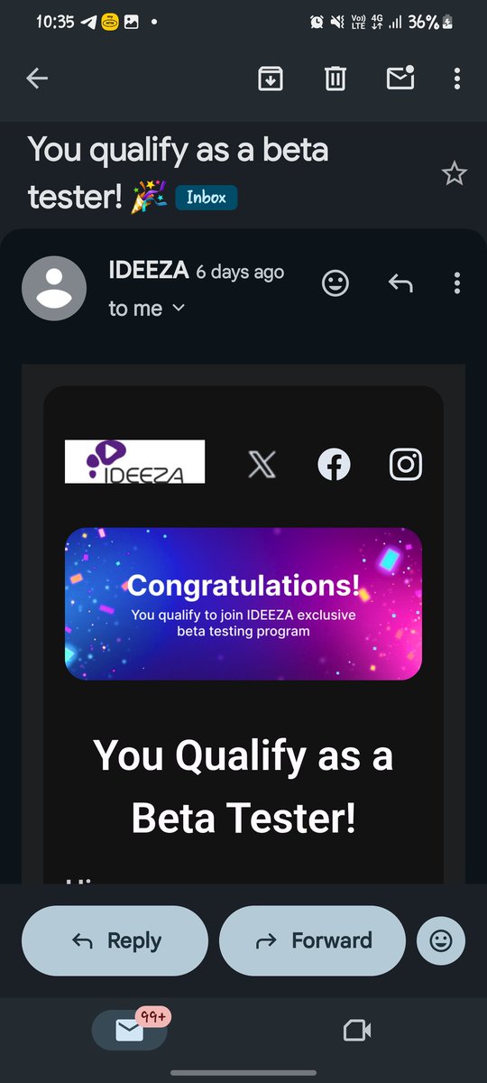 EnoAbasi_Udo's tweet photo. ๐ Excited to announce that Iโve officially qualified to join the #IDEEZABetaTestProgram!
Iโm thrilled to explore the platform, test new features, and contribute to building #YourInnovationEngine. https://t.co/hSPU8TixA3