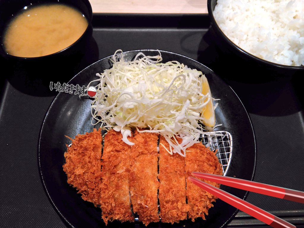 夕食はローストンカツ