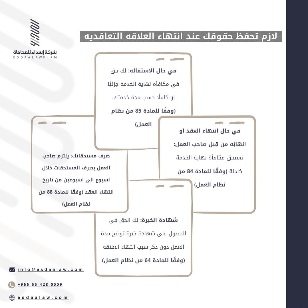 احفظ حقوقك ⚖️👌🏻#شركة_إسداء_للمحاماة