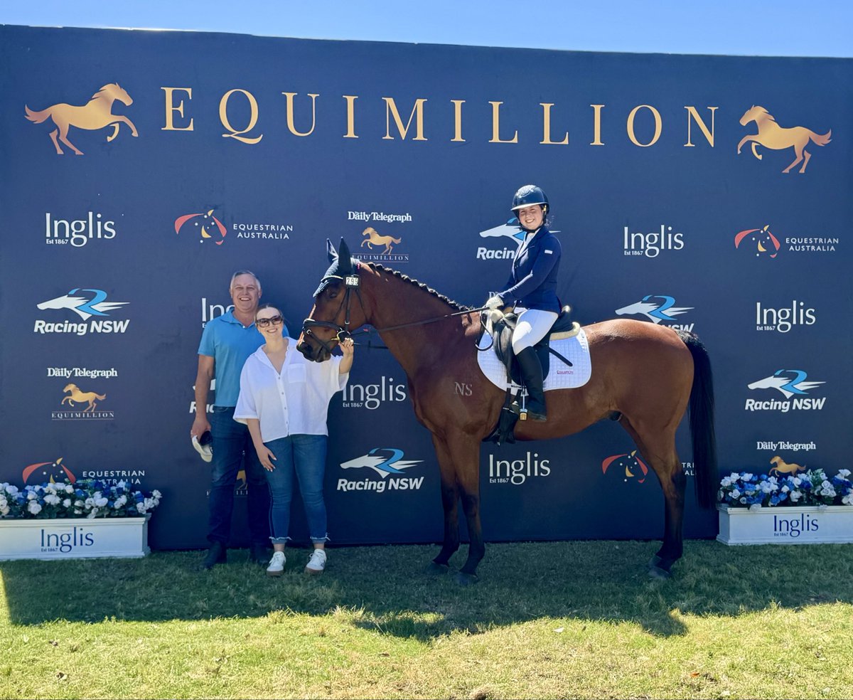 We were thrilled to catch-up with our old stalwart Southern Lad &amp; sponsor him at <a href="/Equimillion_/">Equimillion</a> this weekend. He has a beautiful home with his owner Poppy &amp; we loved watching them in action. Well done to all competitors- it was wonderful to see so many thoroughbreds thriving OTT.