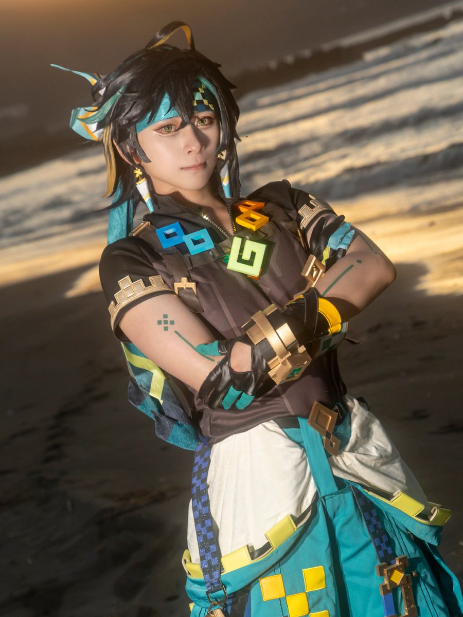 cosplay🕊
原神/キィニチ

📸✨▹▸ミツルギさん
 #0927灼熱のナタでBBQ
 #GenshinImpactcosplay