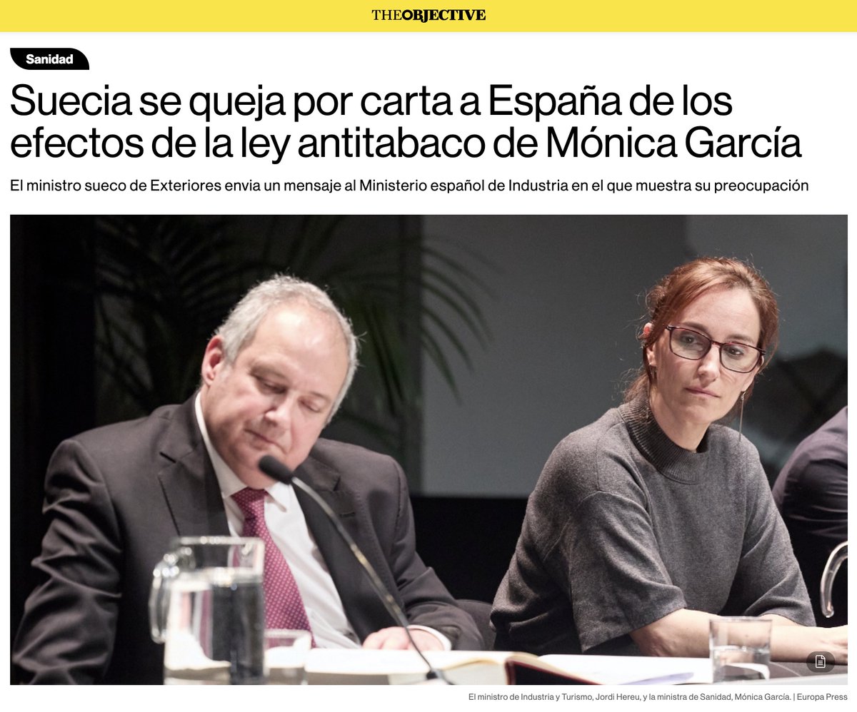 <a href="/TheObjective_es/">THE OBJECTIVE</a> también se hace eco de esta noticia SIN PRECEDENTES

#MinisterioDelTabaco

Artículo en primer comentario👇