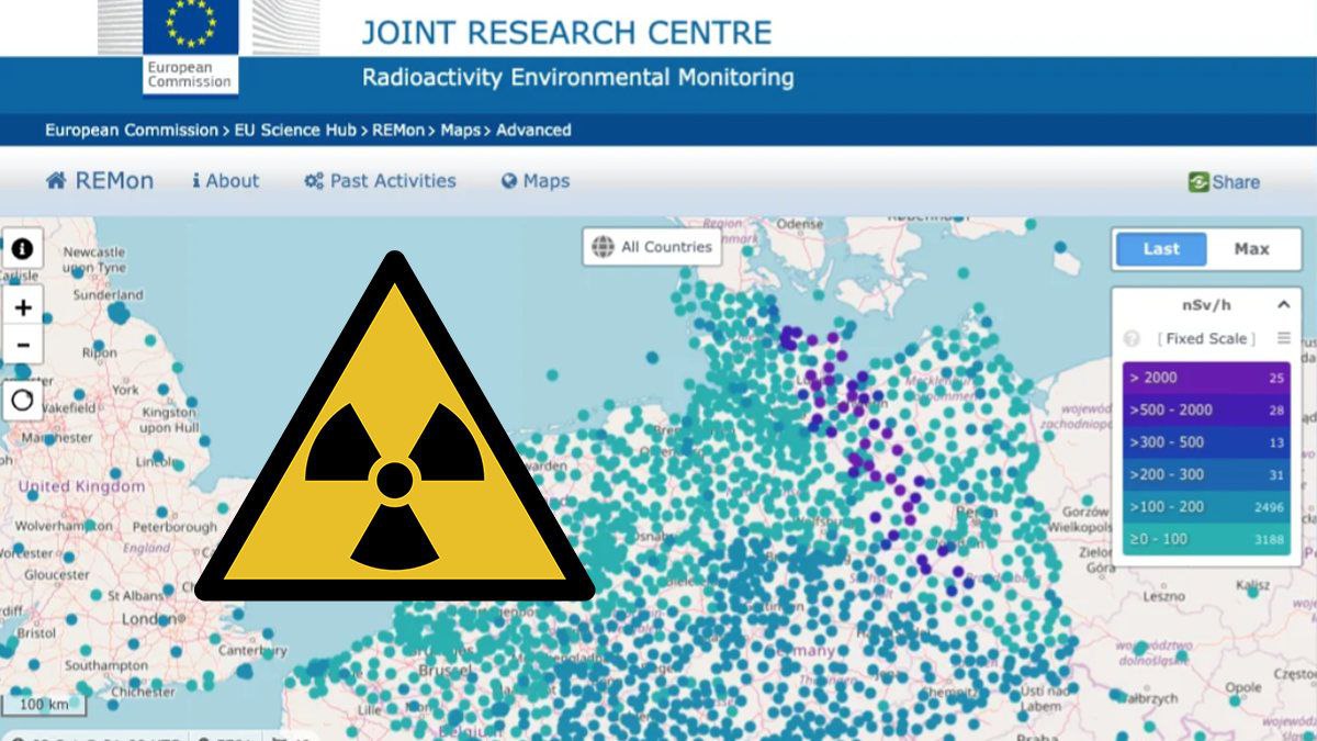 ☢️ Besorgniserregende Messwerte um Berlin
In der Nacht vom 2. auf den 3. Oktober meldeten zahlreiche Messstationen plötzlich eine stark erhöhte Radioaktivität, die von Berlin ausging. Die Werte lange 300-fach über der natürlichen Strahlung .

Die Erklärung, es habe sich nur um