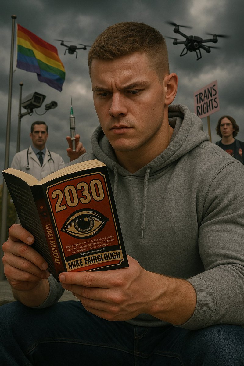 1MikeFairclough's tweet image. I was the only headteacher/school principal out of 43,500 in the UK to oppose the Covid &apos;vaccine&apos; rollout for children. Now I’m standing up again.

My new novel 2030 is a dystopian wake-up call for teens, parents &amp;amp; anyone who cares about the future.

Schools and wider society are…