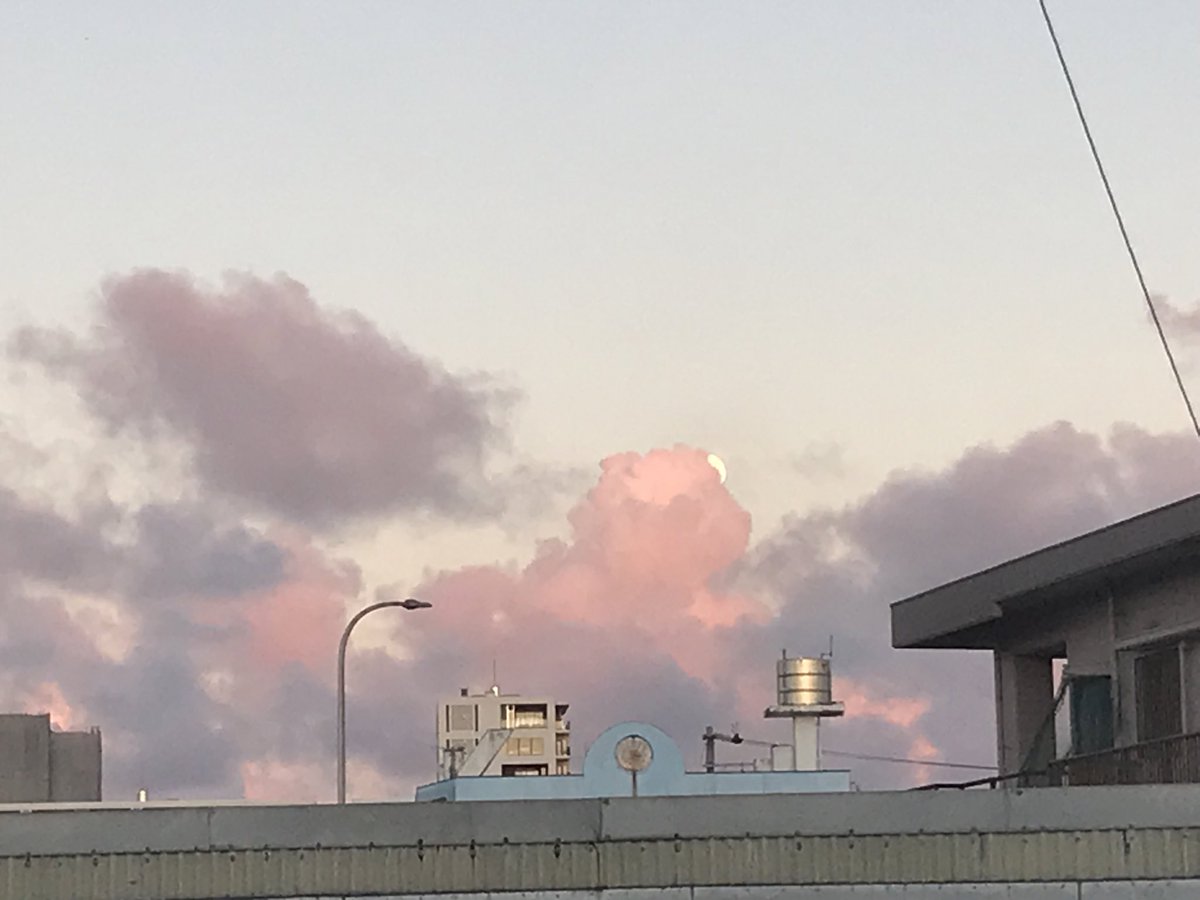 僕なりの十五夜☺️🌕 「月や真ん中に星やあまくまに、ふちゃぎ赤まーみぶったくゎった」（月は真ん中に星はあちこちにふちゃぎには小豆がべたべたと付いている）と餅を月に、小豆を星にたとえた琉歌だそうです♪
