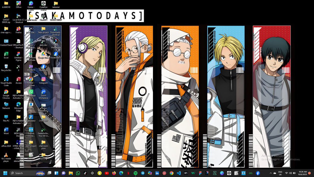 AJ_can_code's tweet image. Don’t judge my desktop, it looks like my brain right now, full of projects, plans, and zero organization😭but Cool wallpaper though🤏🏽.
#justaregulardev