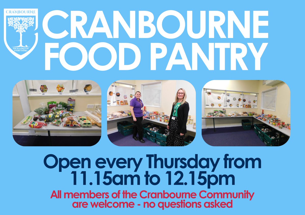 Don’t forget, the Cranbourne Food Pantry is open every Thursday between 11.15am and 12.15pm for members of our community to collect fresh produce, bakery items, canned good, toiletries and more – no questions asked.
