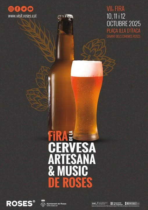 Visit Roses (@visitroses) on Twitter photo Via <a href="/AjRoses/">Ajuntament de Roses</a>
Roses acull la Fira de la Cervesa Artesana el 10, 11 i 12 d’octubre 🍻
Roses es converteix en el paradís dels amants de la cervesa artesana. Gaudeix de 3 dies plens de sabors, novetats, maridatges i moments de cultura cervesera 🎉
➕ shorturl.at/FIuIF Via <a href="/AjRoses/">Ajuntament de Roses</a>
Roses acull la Fira de la Cervesa Artesana el 10, 11 i 12 d’octubre 🍻
Roses es converteix en el paradís dels amants de la cervesa artesana. Gaudeix de 3 dies plens de sabors, novetats, maridatges i moments de cultura cervesera 🎉
➕ shorturl.at/FIuIF