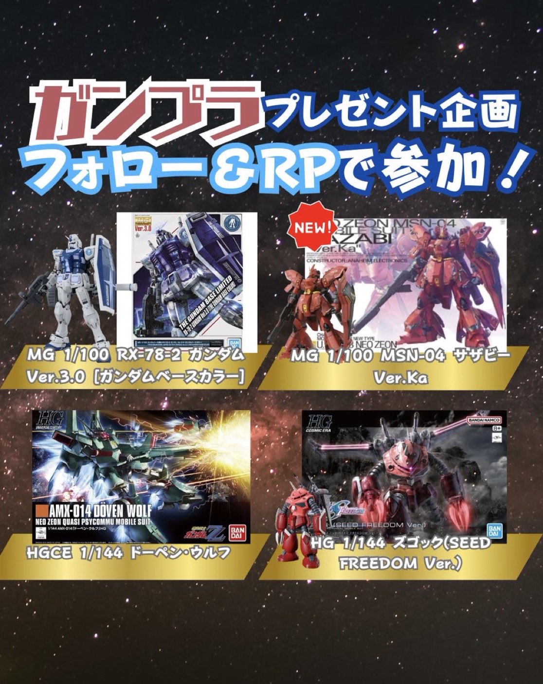 ガンプラ懸賞品 The results of buying the Seven-Eleven limited edition