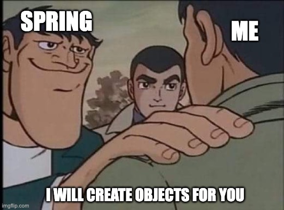 varunnadiminti's tweet image. Spring: &quot;Don&apos;t worry, I&apos;ll create your objects.&quot;
Me: &quot;What? But how?&quot;
Spring: &quot;Check it on here medium.com/@varunsainadim…&quot;

#Java #springframework #springboot