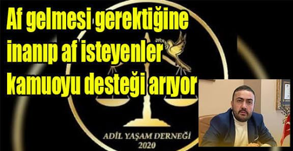 Adil yaşam derneği olarak
81 ilde <a href="/Akparti/">AK Parti</a> il ve ilçe binaları ziyaret edilerek #GenelAf taleplerimizi iletip hazırlamış olduğumuz af raporunu Genel merkeze genel merkezden de meclise sunulması ve yasalaşması için ziyaretlerde bulunuyoruz. 24Yıldır BeklenenAF
<a href="/RTErdogan/">Recep Tayyip Erdoğan</a>