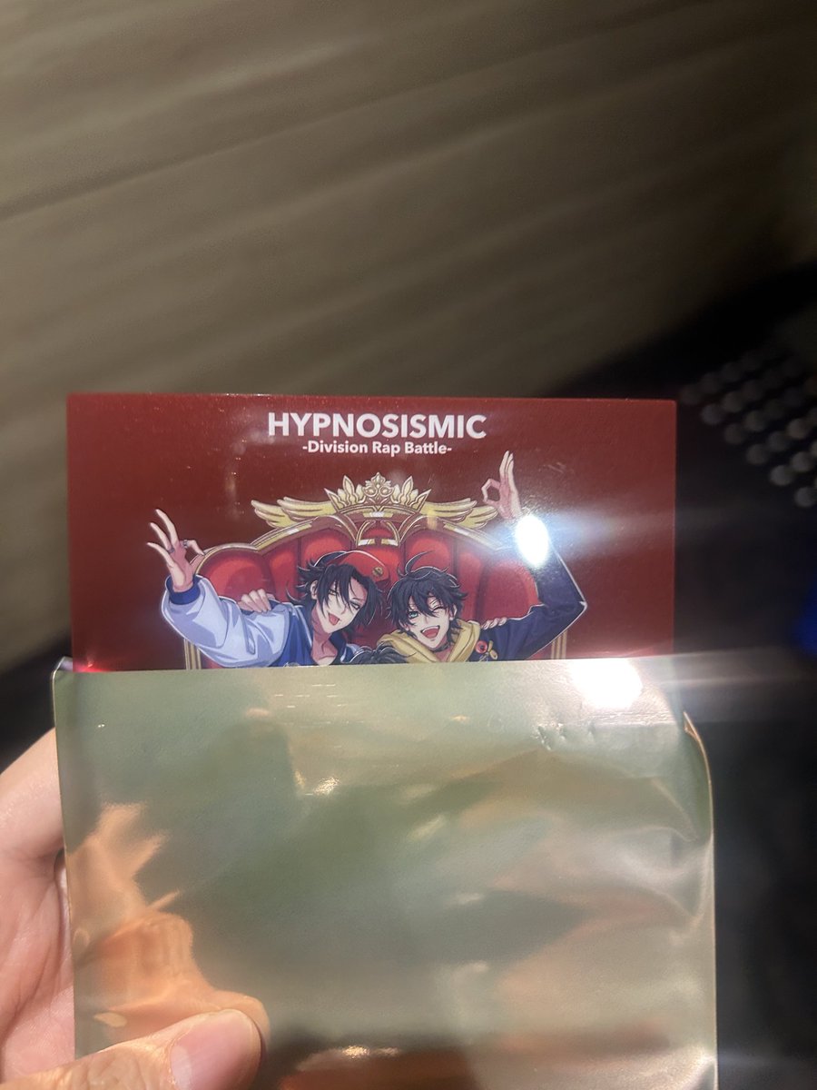 【交換】ヒプノシスマイク
 ヒプムビ 特典 クリアカード

譲：Buster Bros!!!   バスブロ　ブクロ　イケブクロ　赤

求:中王区　中央区　チュウオウ　ピンク　言の葉党

受け渡し：
本日→池袋または都内又は近郊であれば参上いたします
後日→都内、都内近郊手渡し、または郵送