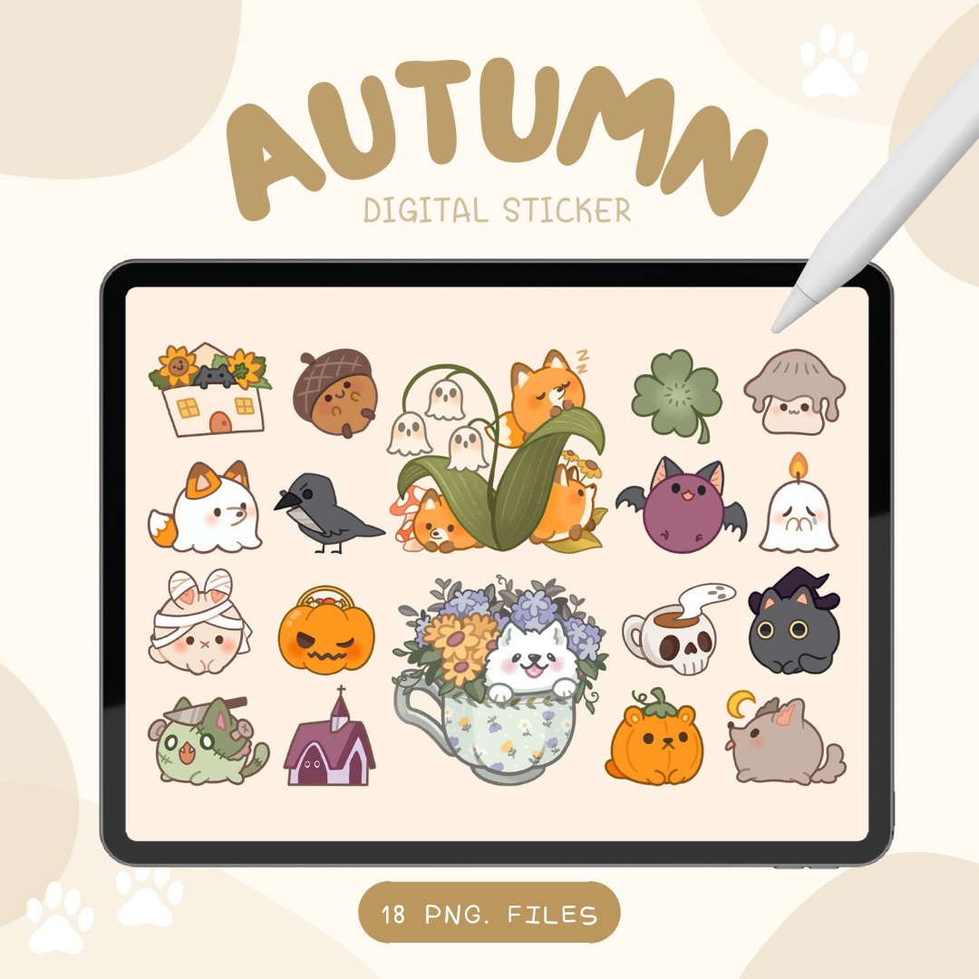 luluke_lookkaew's tweet image. 🦊 𝐃𝐢𝐠𝐢𝐭𝐚𝐥 𝐒𝐭𝐢𝐜𝐤𝐞𝐫 - 𝐀𝐔𝐓𝐔𝐌𝐍 🦊
.
🍂 18 ไฟล์ | 20 THB
🛒 shorturl.asia/oHKLQ
✅  ใช้ตกแต่ง planner / goodnote / กรอบโปรไฟล์ / แต่ง ig story / ประยุกต์ใช้แบบอื่นๆ ตามสะดวก (สิทธิการใช้งานแบบส่วนตัว)
.
#goodnotes #digitalsticker #deco #png #FriendiiArt