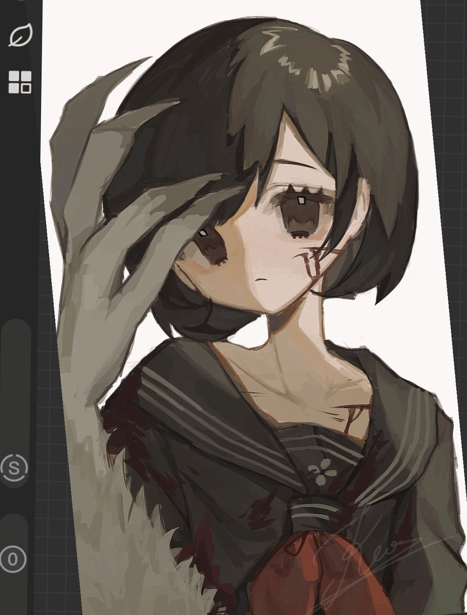 ankeo0512's tweet photo. She is a patriarchal female student #silenthillf #サイレントヒルf https://t.co/jtI7o5qIyU