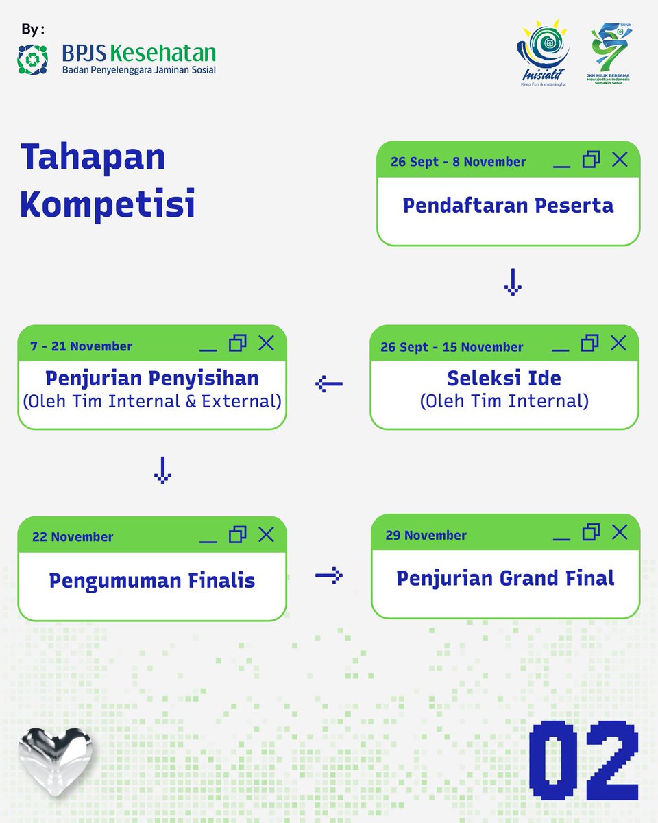 healthkathon_id's tweet image. Gak perlu pusing tujuh
keliling mikirin rumus. Mendaftar Healthkathon 2025 itu jauh lebih mudah dari yang kamu kira! Kami permudah prosesnya, biar kamu bisa fokus ke coding &amp;amp; inovasi!

healthkathon.bpjs-kesehatan.go.id

#healthkathon2025 #bpjskesehatan #hackthecode #innovationsystem