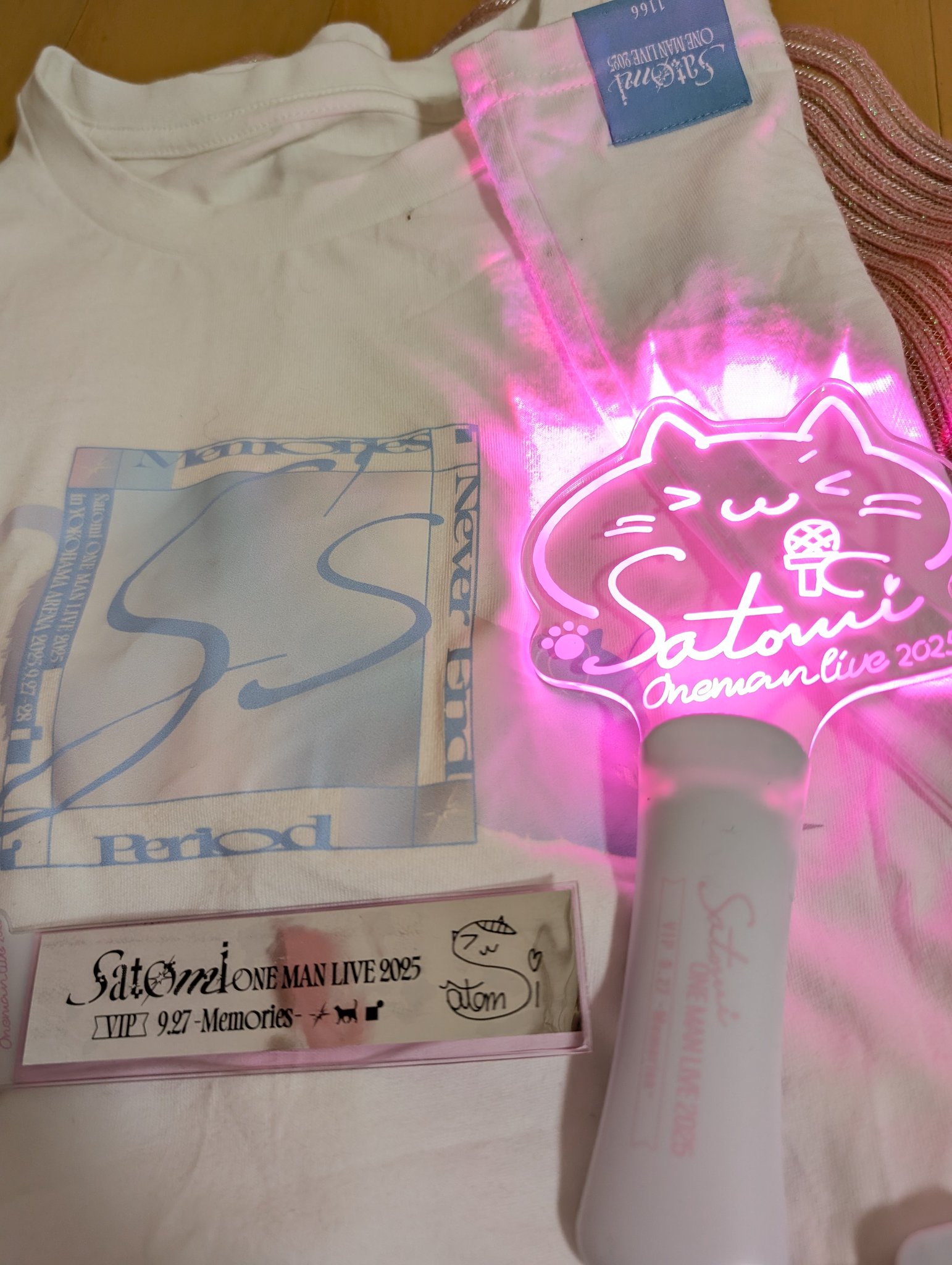 さとみくん ワンマンライブ period アップグレード特典Tシャツ さとみ