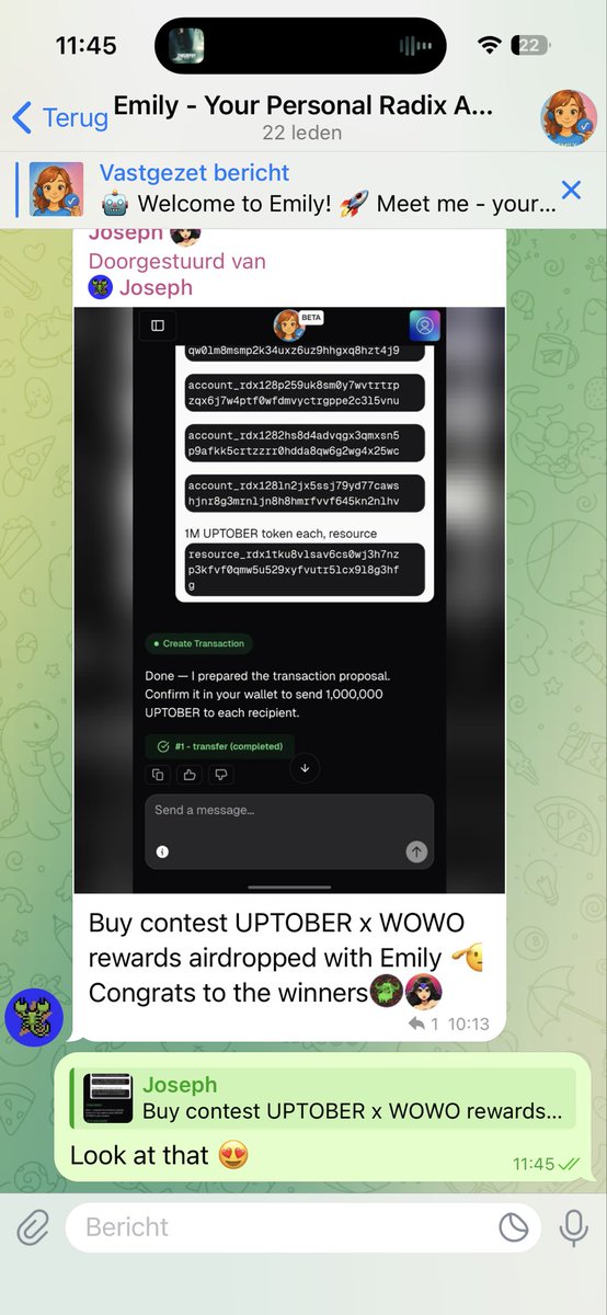 The power of Emily!  Create complex transfers with the ease of AI