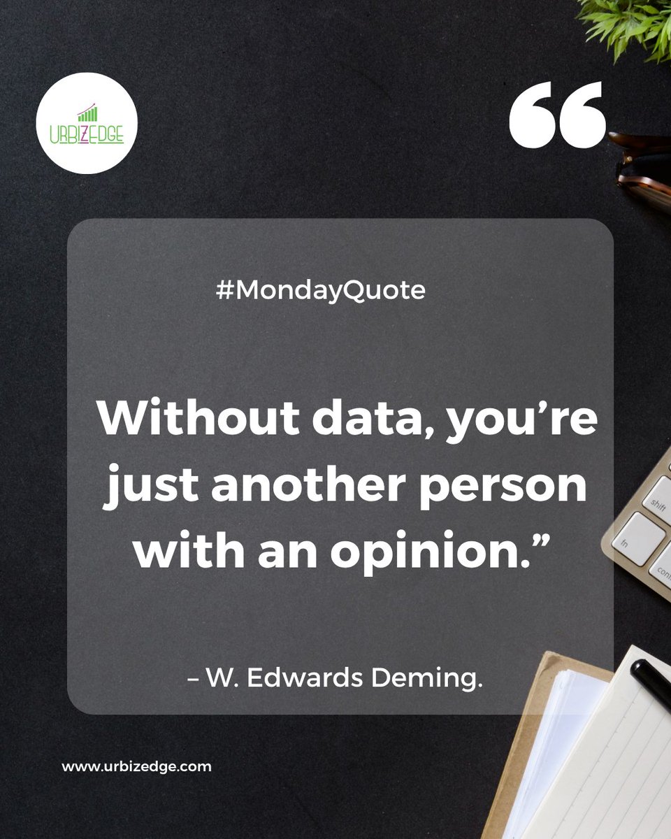 Start your week with a clear perspective. Opinions are everywhere, but data is the foundation of truth and better decisions. Don't just guess, know.