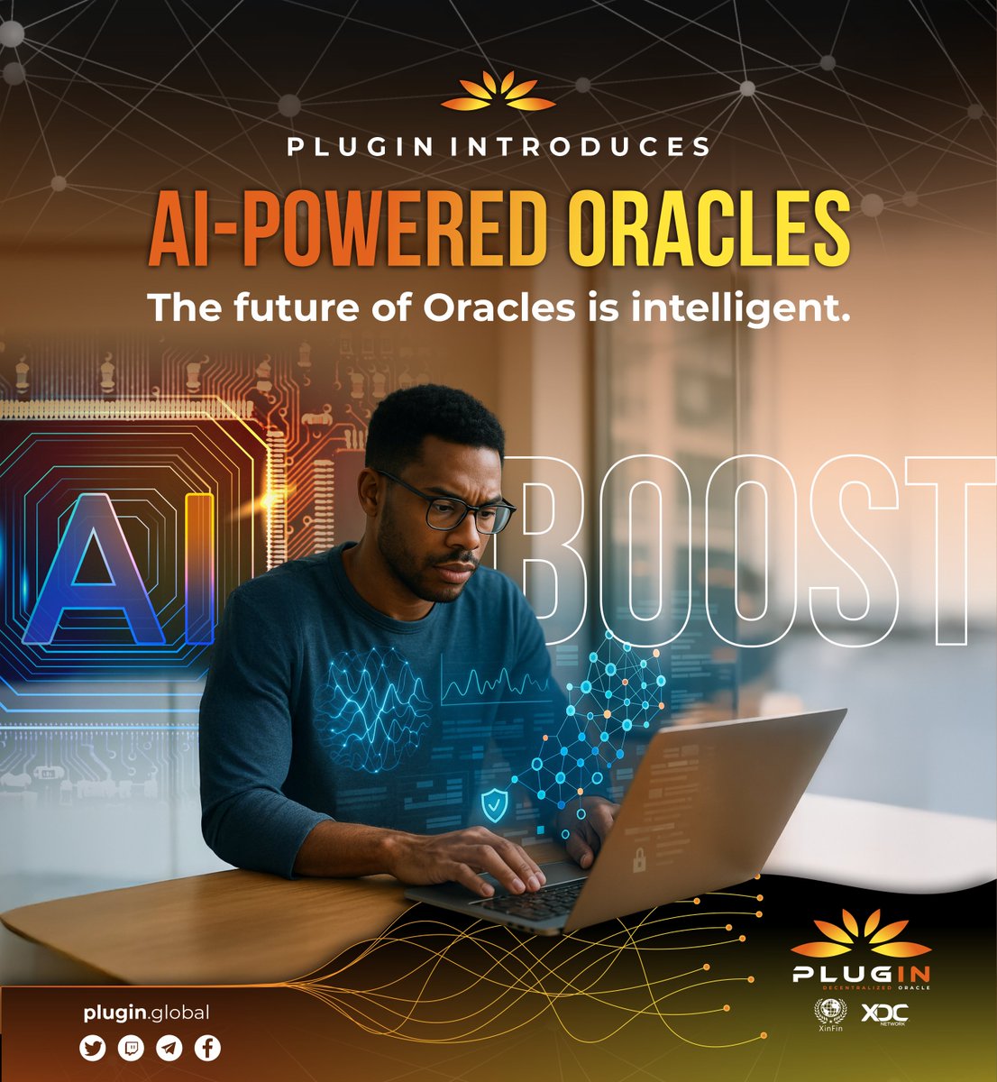 Plugin is getting an AI boost!

Team Plugin is currently working on merging the power of AI with Oracles.

What does this mean?
It’s time to think beyond traditional price feeds. With AI integrated into Plugin Oracles, here’s what the future looks like:

✅News &amp; Social Sentiment