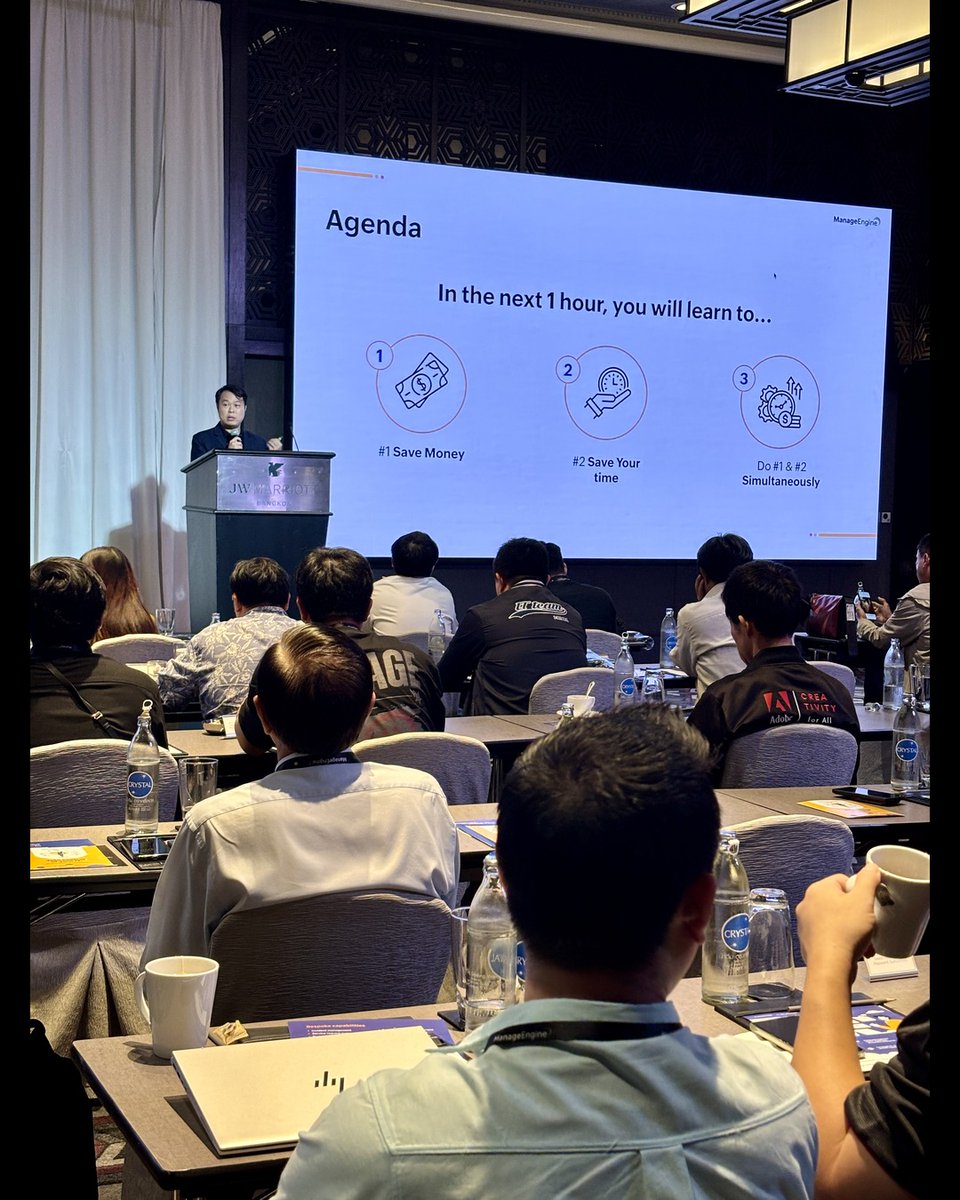 ME_ITOM's tweet image. What an incredible experience at the ManageEngine ITSM &amp;amp; Observability Conference – Thailand 🇹🇭! From AI-driven ITSM insights to in-depth deep dives on full-stack observability, the biggest highlight was connecting with IT leaders and peers across the region. 

#ManageEngine