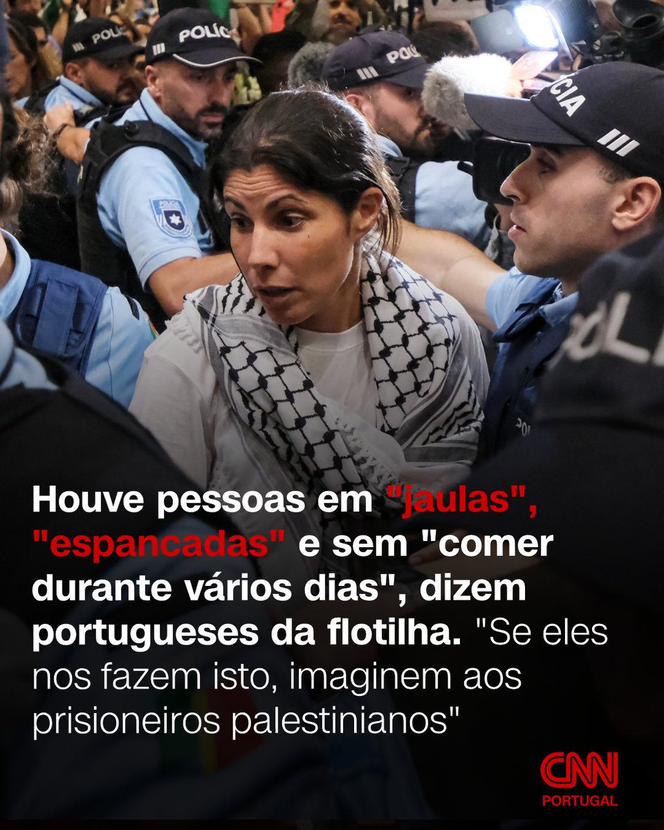 À chegada ao aeroporto de Lisboa, Mariana Mortágua, Sofia Aparício, Miguel Duarte e Diogo Chaves falaram à imprensa sobre as suas experiências no tempo em que estiveram sob custódia das autoridades israelitas.

👉 swki.me/LVoZdp80