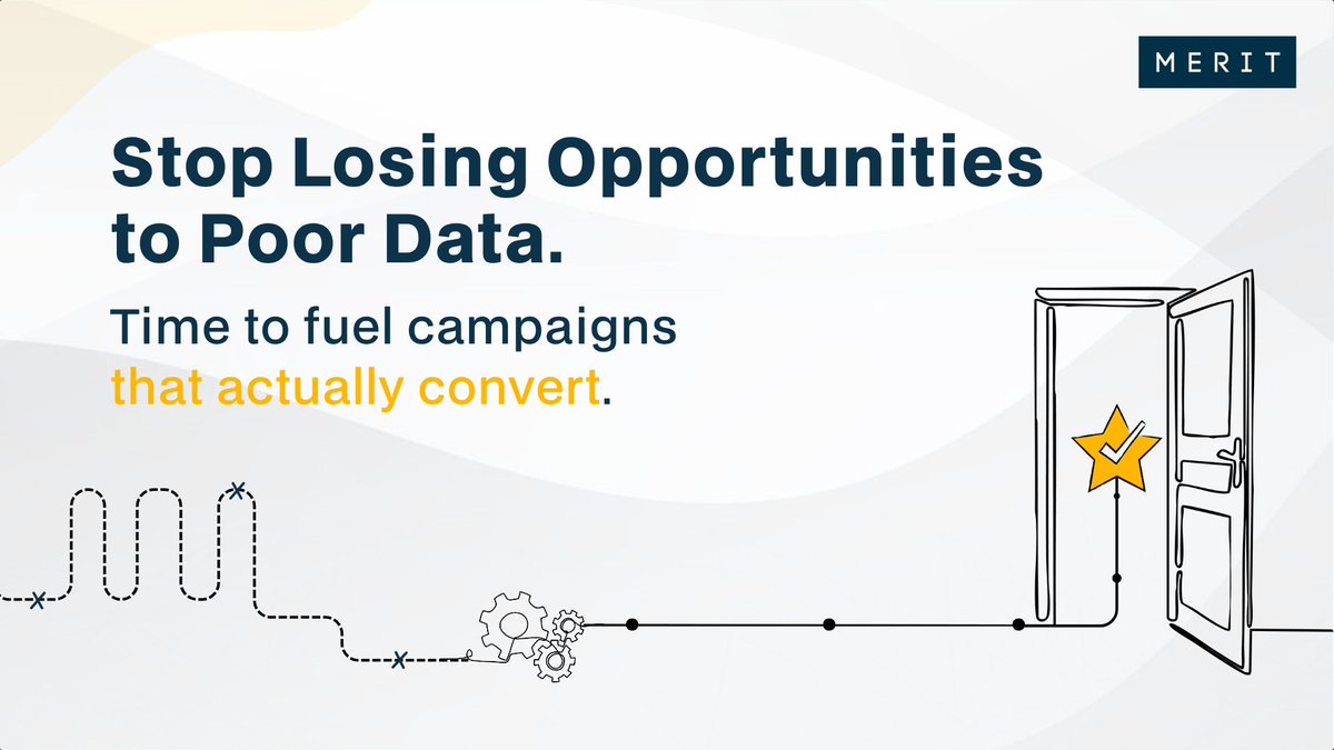 Meritdatatech's tweet image. 🚨 70% of marketers blame poor #data #quality for weak campaigns.
Fragmented records. Missed opportunities.
The solution: harmonised #marketing data.
✅ 360° audience view
✅ Right buyer, right moment
✅ Higher #ROI
See how Merit makes it happen 👉 meritdata-tech.com/marketing-data