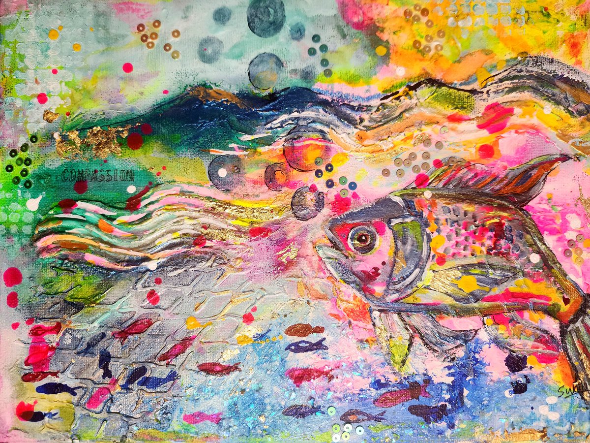 sukirthajoseph's tweet image. FISHERS OF MEN series. This is painting #4. 

Read all about it here 
facebook.com/share/p/1BJBgL…

#gofish #fishersofmen #mixedmedia #irlpainting #originalart #fineart #artistsonx #artistontwitter #gospel #ChristianArtist #verseoftheday