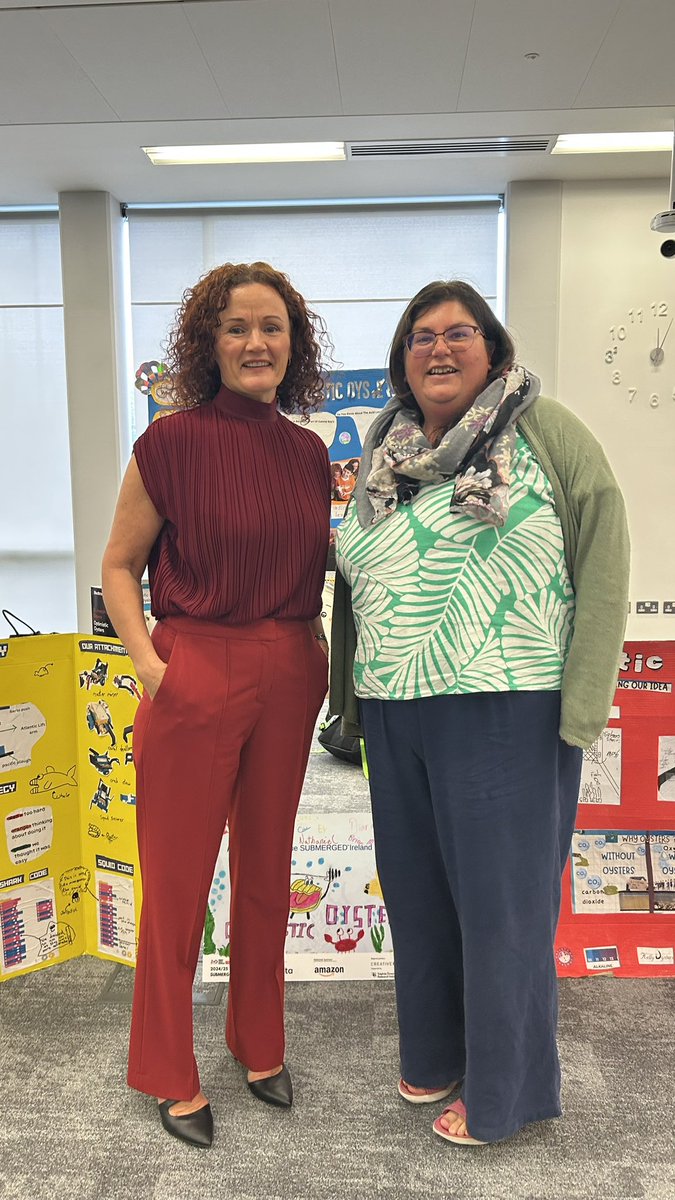 Celebrating the launch of 28th 
<a href="/galwayscience/">Galway Science & Technology Festival</a> Galway Science &amp; Technology Festival today <a href="/Medtronic/">Medtronic</a>. 
Celebrating the theme of <a href="/ScienceWeek/">Science Week Ireland</a> 
2025 ‘Then, Today and Tomorrow’ 
Thrilled to see marine themed projects on show from <a href="/kinvarans/">Kinvara NS</a> including Optimistic Oysters