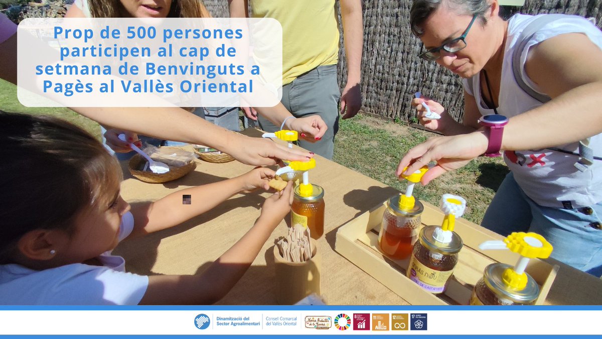 Consell Comarcal Vallès Oriental (@ccv_oriental) on Twitter photo 🌾 <a href="/BenvingutsPages/">Benvinguts a Pagès</a>  omple el #Vallesoriental de vida rural!
Prop de 500 persones han gaudit aquest cap de setmana d’una experiència al cor del món agrari de la comarca. 🚜
🐝🍯Han pogut tastar mel i aprendre sobre la vida de les abelles, per exemple.
🔗tuit.cat/7B8N7 🌾 <a href="/BenvingutsPages/">Benvinguts a Pagès</a>  omple el #Vallesoriental de vida rural!
Prop de 500 persones han gaudit aquest cap de setmana d’una experiència al cor del món agrari de la comarca. 🚜
🐝🍯Han pogut tastar mel i aprendre sobre la vida de les abelles, per exemple.
🔗tuit.cat/7B8N7
