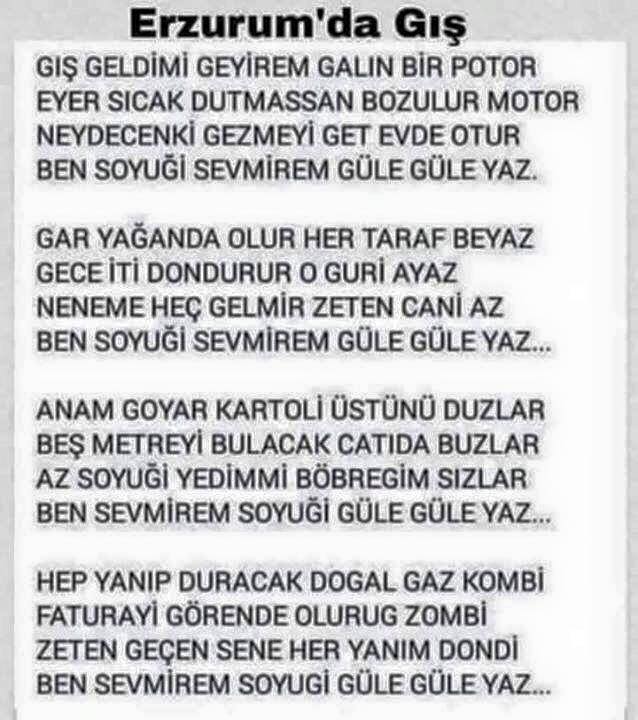 Erzurum'da Gış 🥶🌧😍
#Erzurum