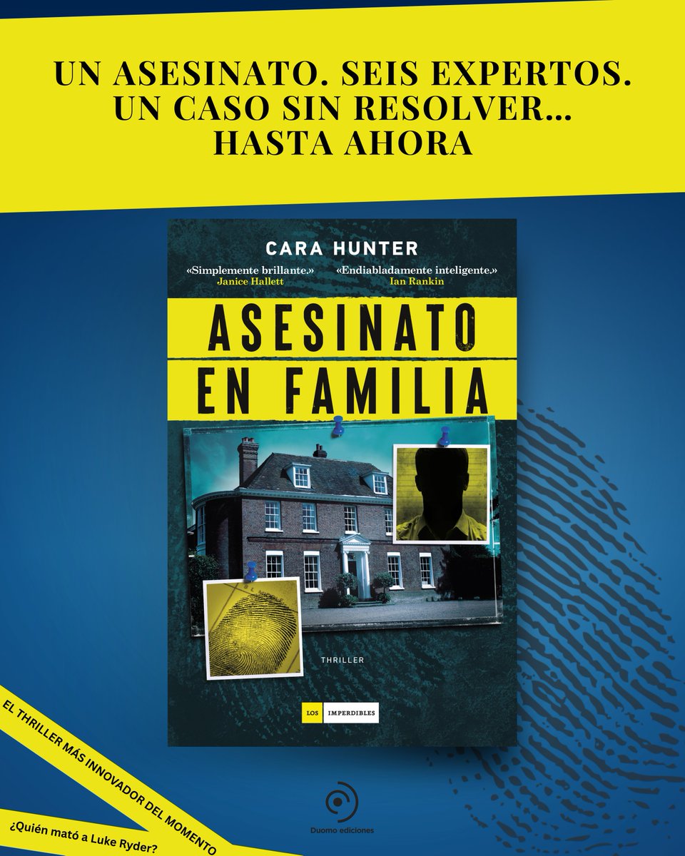 Duomo_ed's tweet photo. Bienvenidos a Tristemente célebres, el programa de televisión que se ocupa de asesinatos no resueltos. Dos décadas después, la familia marcada por la tragedia vuelve a estar bajo los focos. Seis expertos analizan cada prueba

Descúbrelo en 'Asesinato en familia' de Cara Hunter https://t.co/5QpCSWDGiq