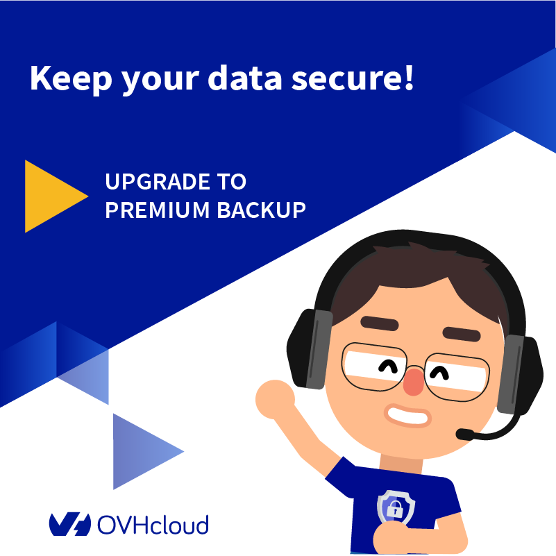 ovh_support_en's tweet image. Viruses, failures, human errors... just one incident can stop your business❗

Learn how to use the Automated Backup option from the #OVHcloud Control Panel to protect your #VPS data🔒

Your essential shield to quickly protect and restore your data.

👉 bit.ly/3WdMUS9