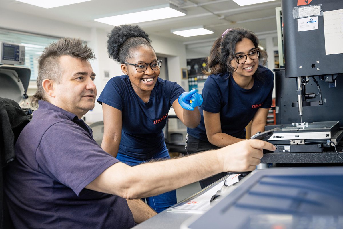 Tenable_Screw's tweet photo. How we feel about the start of #MFGWeek! 😁

It’s the perfect chance to share what sets us apart in the industry (more on that coming over the week!) - and to shine a light on how our precision-machined components, from 0.3mm - 5mm, are trusted by industries worldwide.

#BTMAUK https://t.co/VplyEbDms1