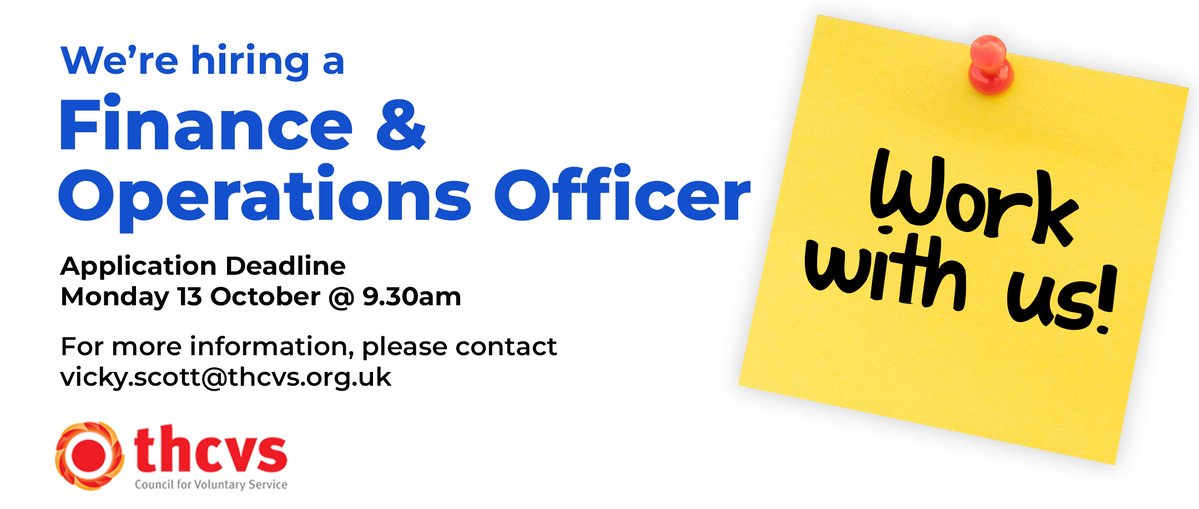 TowerHamletsCVS's tweet image. Just one week left to apply to be our next Finance & Operations Officer....
Deadline 13 October.
Find out more and apply ➜ ➜ ➜ bit.ly/47eLYUF
#CharityJob @VCTowerHamlets @TowerHamletsNow