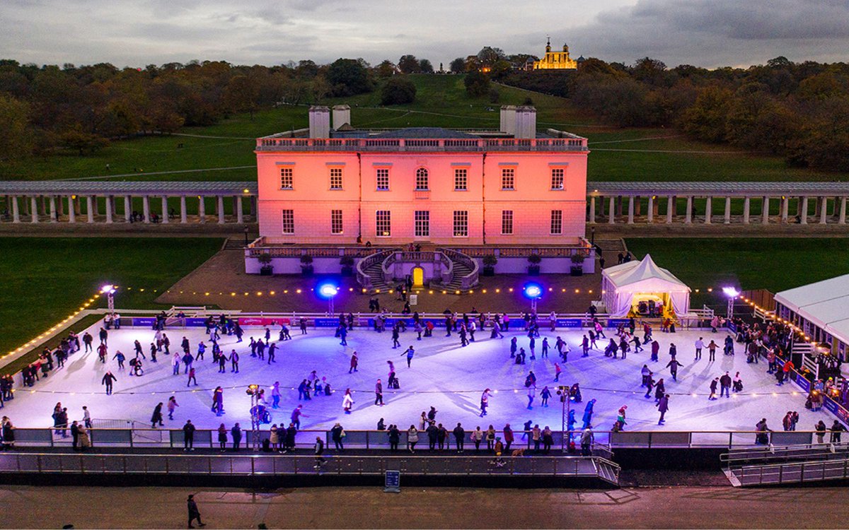 The Queen’s House Ice Rink returns to Greenwich this winter, with one of the biggest rinks in the UK, new pit lane breaks for mulled wine &amp; hot choc, and VIP tickets for fast-track skating ow.ly/N83m50X03EO
