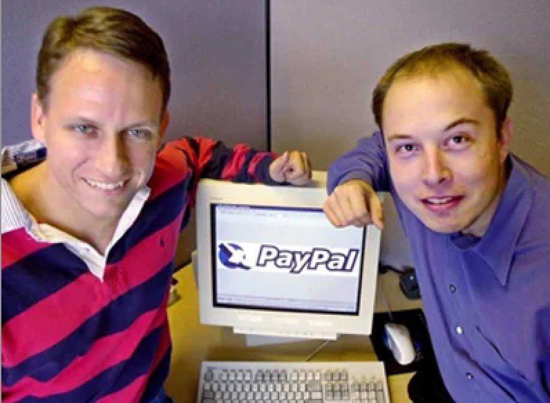 peter thiel &amp; elon musk: one took too much ketamine. the other didn't take enough.