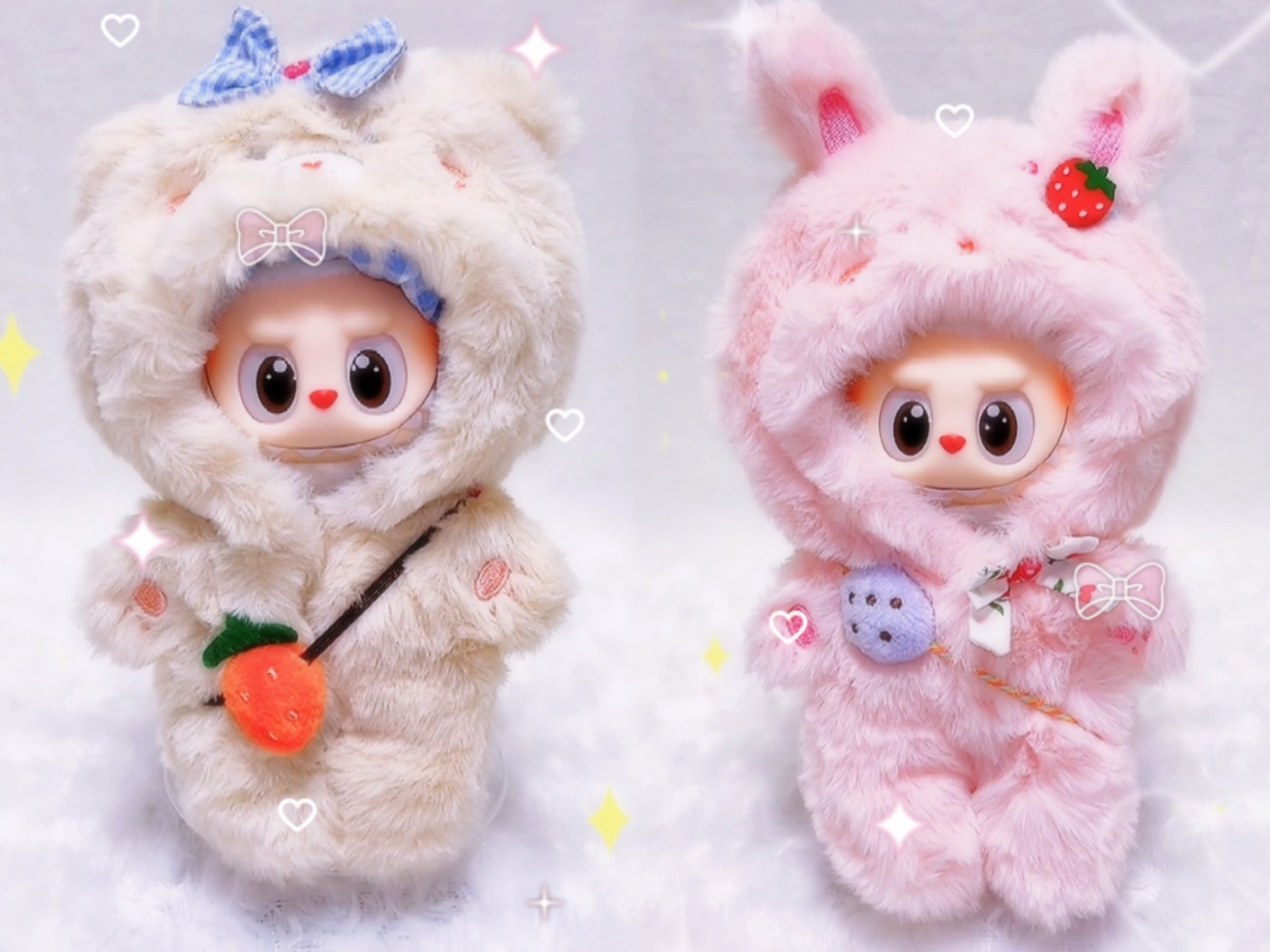 ここあぬい服 🤍新商品情報🤍 メイド服セット ️size:15cm price:¥4,950(税込