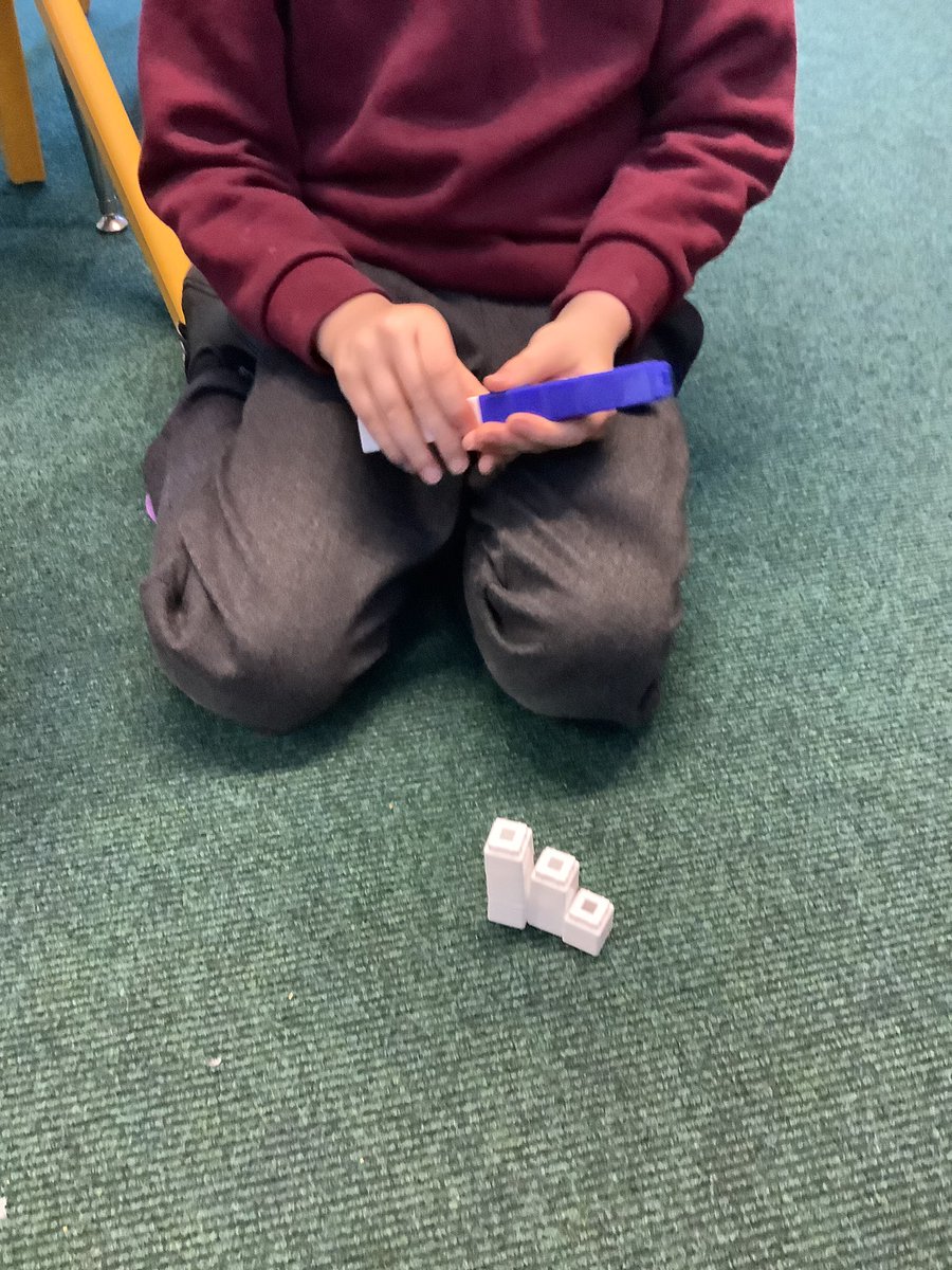MrsWStradbroke's tweet photo. This morning @team2stradbroke Foxes made stairs to investigate โ1 moreโ @StradbrokePri #masteringnumber ๐งฎ https://t.co/2IDsEFPLCu