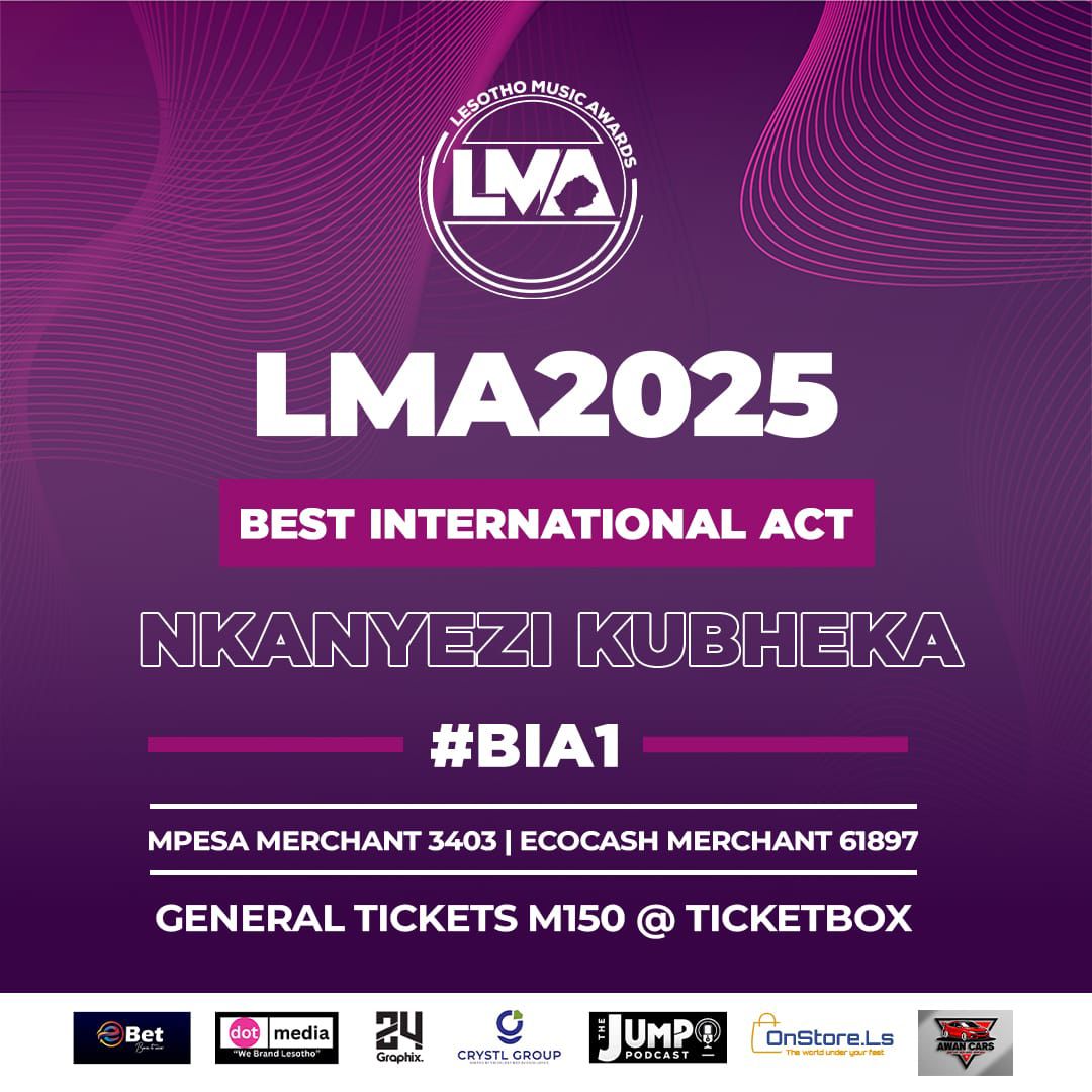 NkanyeziKubheka's tweet photo. 2x nominated at the Lesotho Music Awards 2025 — Best International Act & Best International Feature!! 🌍🎆

So proud and grateful for my team at NK Projects, and we are just getting started. Thanks for listening to my music!! Let’s bring it home!! 🇱🇸🏆🤍

#LMA2025 #LesothoMusicAwards #InternationalVibes