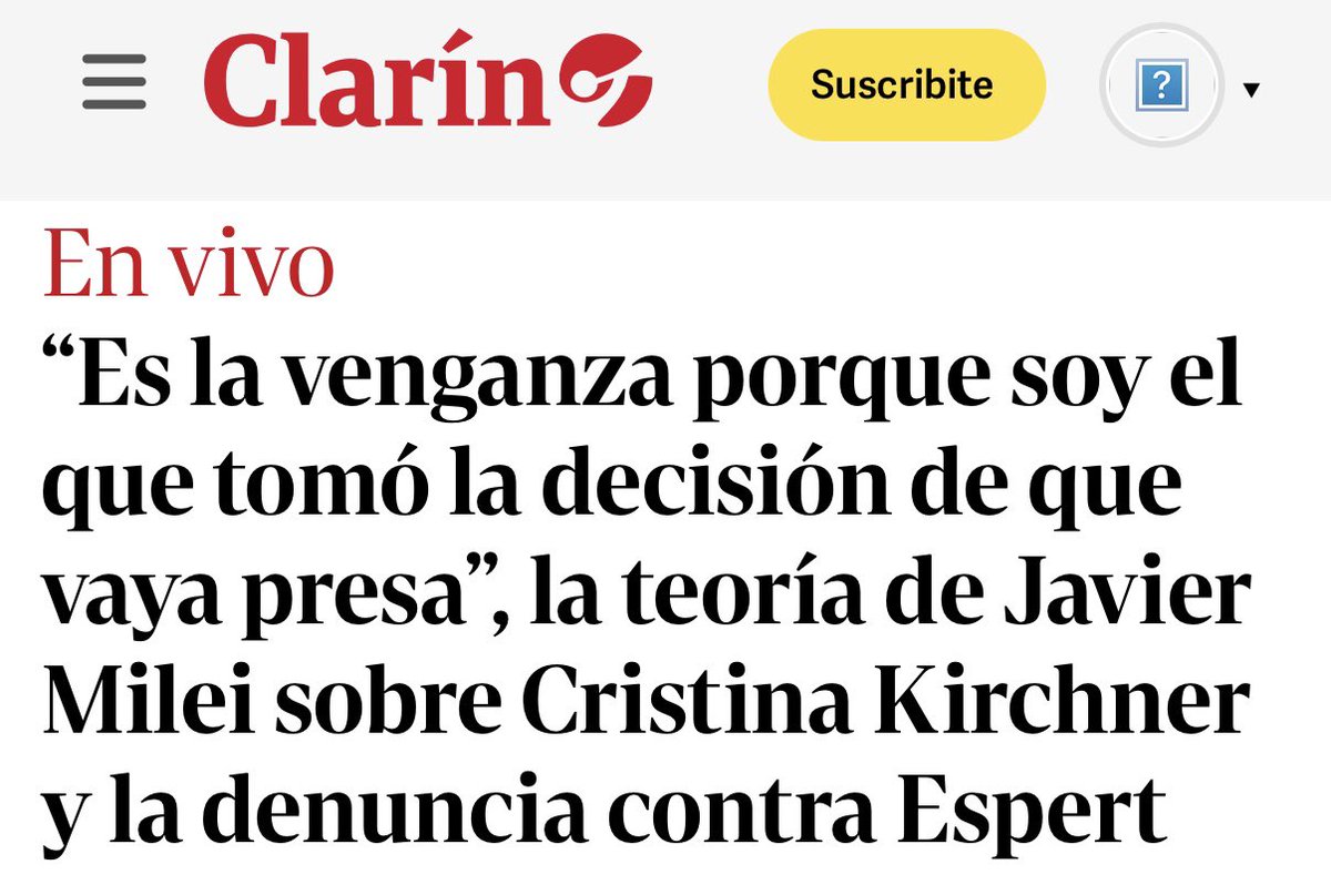 La confesión de ayer de Milei con Majul es clave para comprender el modelo constitucional argentino de facto vigente desde el 10/12/2023. O sea digamos, el Poder Ejecutivo determina la responsabilidad criminal de sus adversarios políticos y le pasa las sentencias redactadas a los
