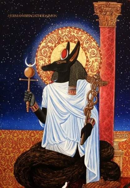 antinousgaygod's tweet photo. 🪷 #Mercury leaves laid-back #Libra and plunges into the murky depths of #Scorpio, where he transforms into canine-headed #Hermanubis to sniff out dark mysteries with his keen nose and hear whispered secrets with his powerful ears. #Astrology forecast: https://t.co/h1P36v7Yzn 🪷 https://t.co/cjTDu1gNjw