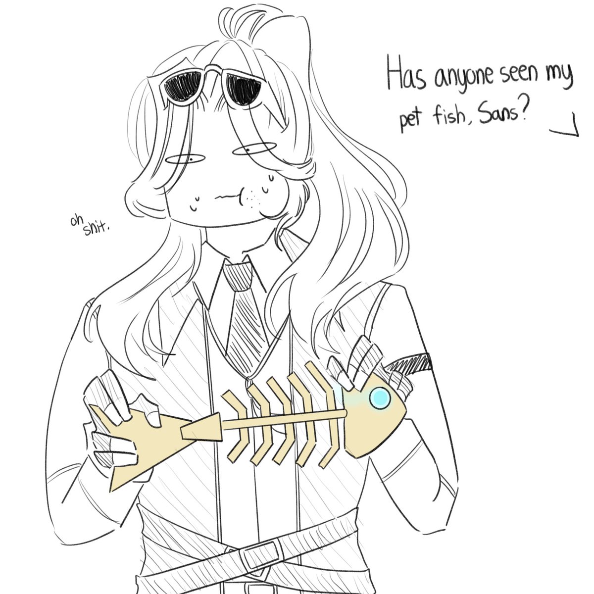 N73462Numa's tweet image. Day 6: Skelefish
Simple one today cause today was HECTIC (the fish tasted good though)
#fisch #fischroblox #fischtober