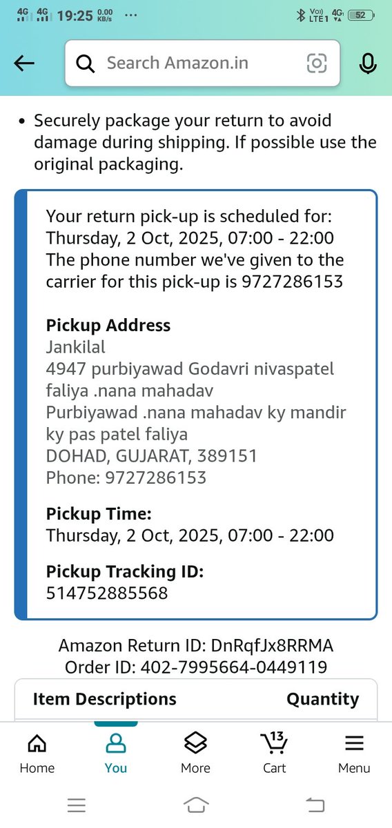 Jankilal13's tweet photo. @AmazonHelp हिंदुस्तान की जनता जागो अमेजॉन से खरीदी करना बंद करो वह बताते कुछ है और भेजने कुछ है घटिया किस्म की कंपनी से खरीददारी करके अपने रुपए फांसाओ मत क्योंकि अभी तक मेरे रुपया नहीं भेजे हैं यह घटिया कंपनी है जनता जागो जागो जागो अमेजॉन से खरीदी करना बंद करो अधिकारी घटिया है https://t.co/M3Z3BFlB9u