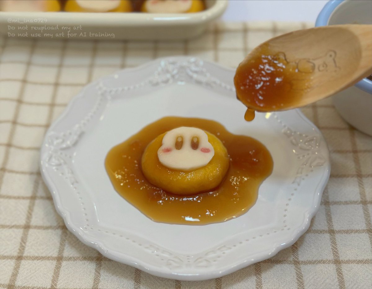 今夜は十五夜。中秋の名月です🌕 ⋆˖ ࣪⭑
ワドルディの冷やしみたらし団子でお月見しよ🎑